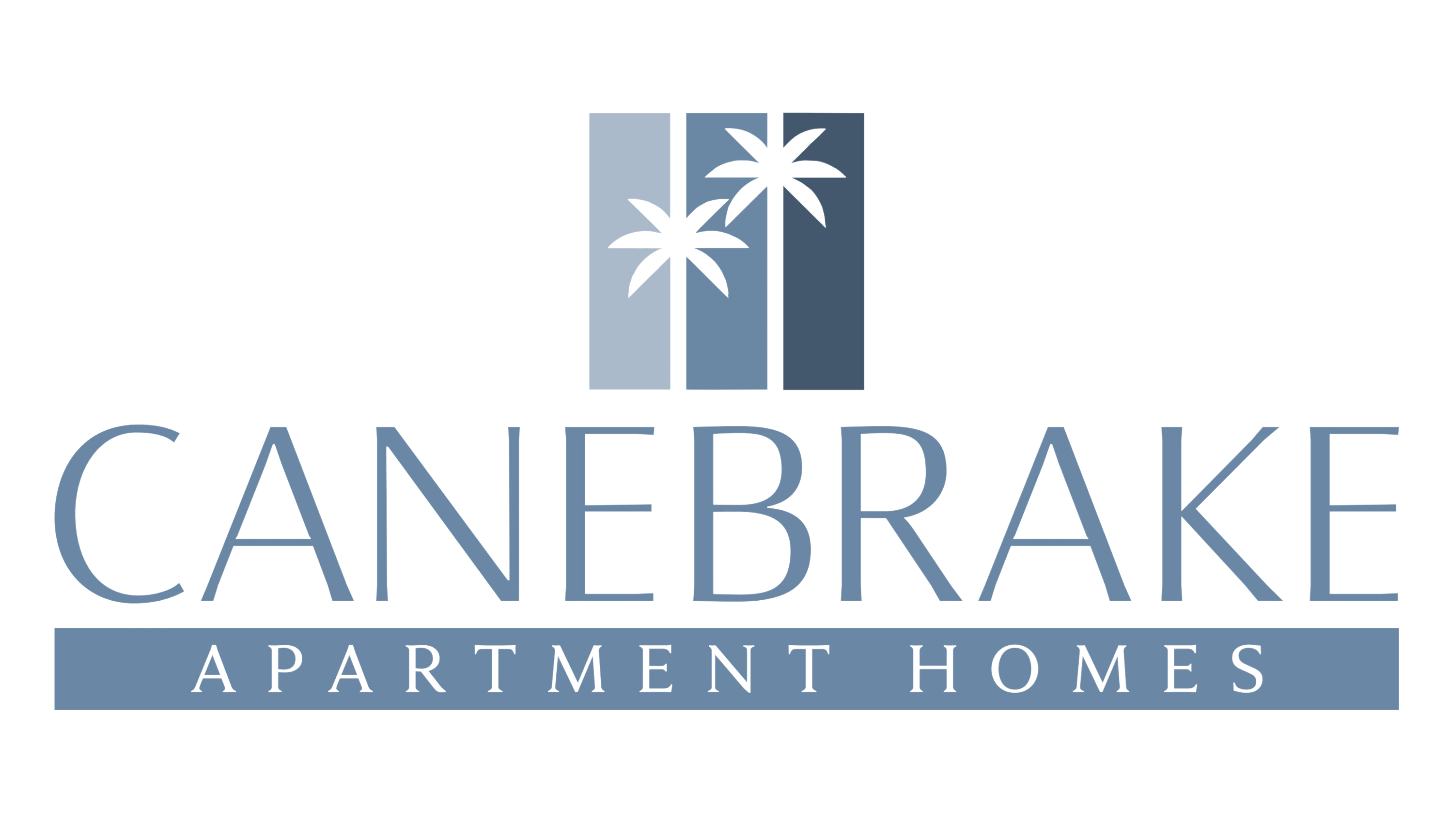 the logo or sign for the apartment home